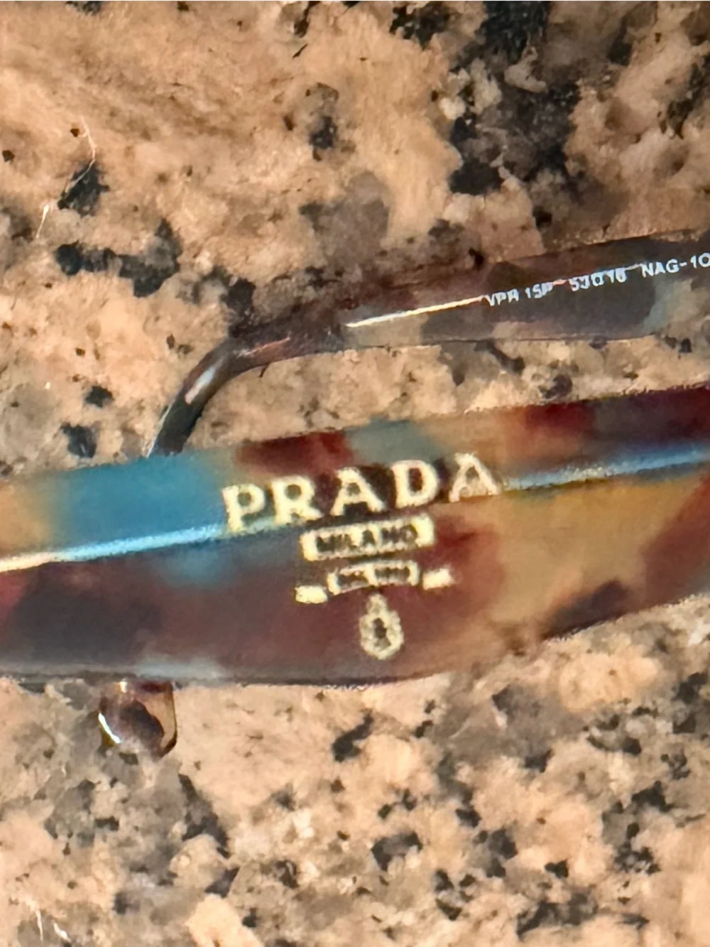 EUC Prada eyeglasses frame VPR 15P NAG 101 53-16-135